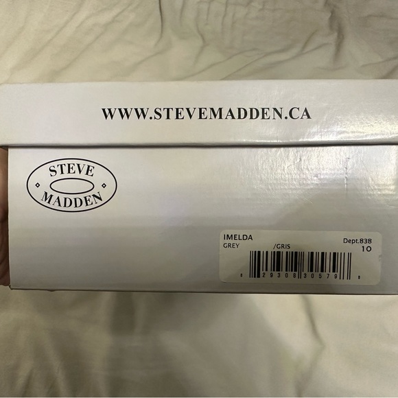 STEVE MADDEN Imelda Fluffy Feather Heel Genuine Leather *Brand New in Box* - Picture 4 of 4